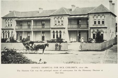 Sydney Hospital for Sick Children Glebe c1880
